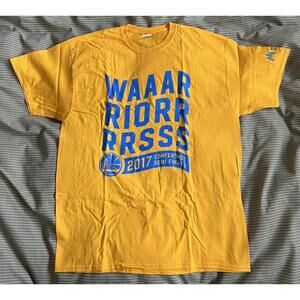 New Golden State Warriors Playoffs Strength In Numbers Yellow T-Shirt